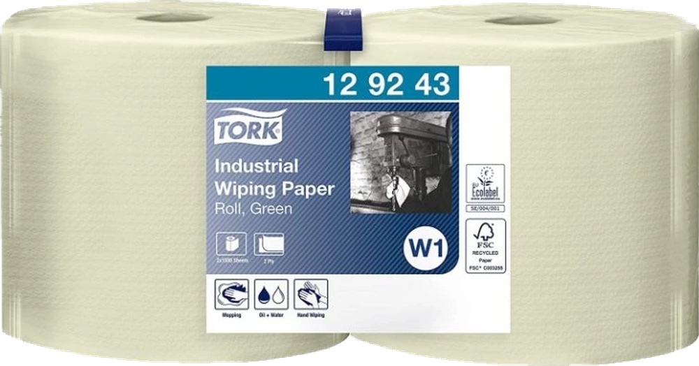 Papírové ručníky role 2vr Tork 129243 zelené 510m