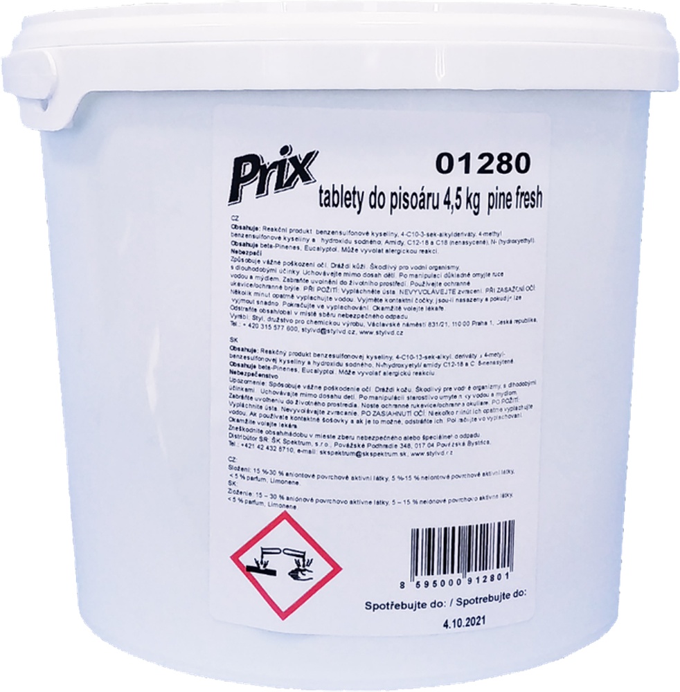 WC pisoar Prix fresh 4,5kg=180ks