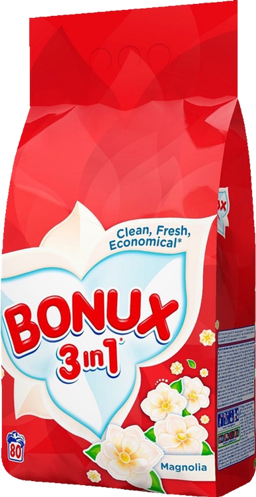 Prášek Bonux Bílé 80 dávek/ 6kg