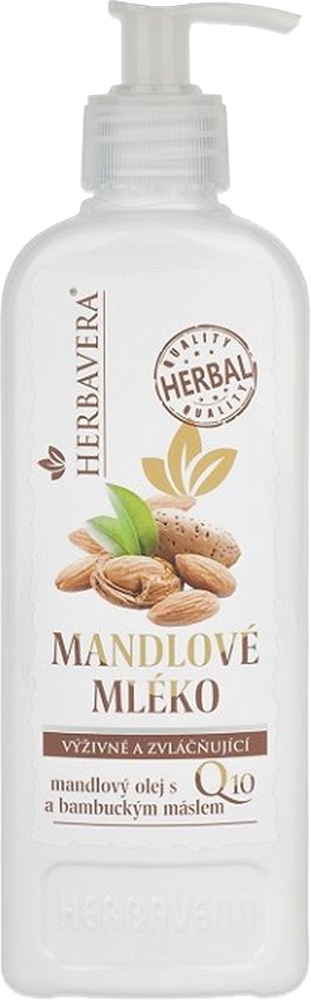 Tělové mléko Herbavera Mandlové s Q10 400ml