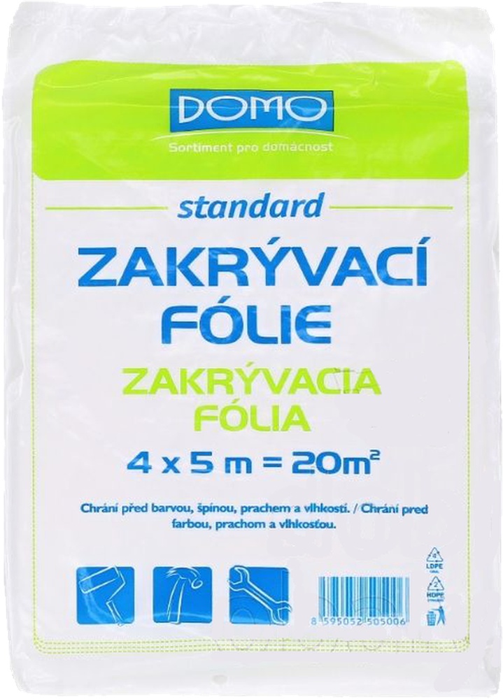 Krycí folie 4x5m / 7mikronu