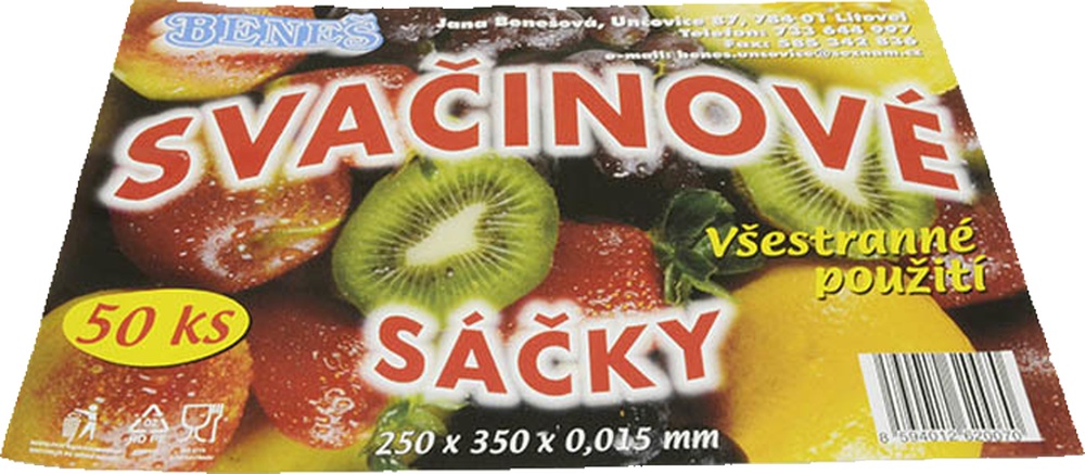 Sáčky mikrotenové 25x35/ 0,015mi 50ks