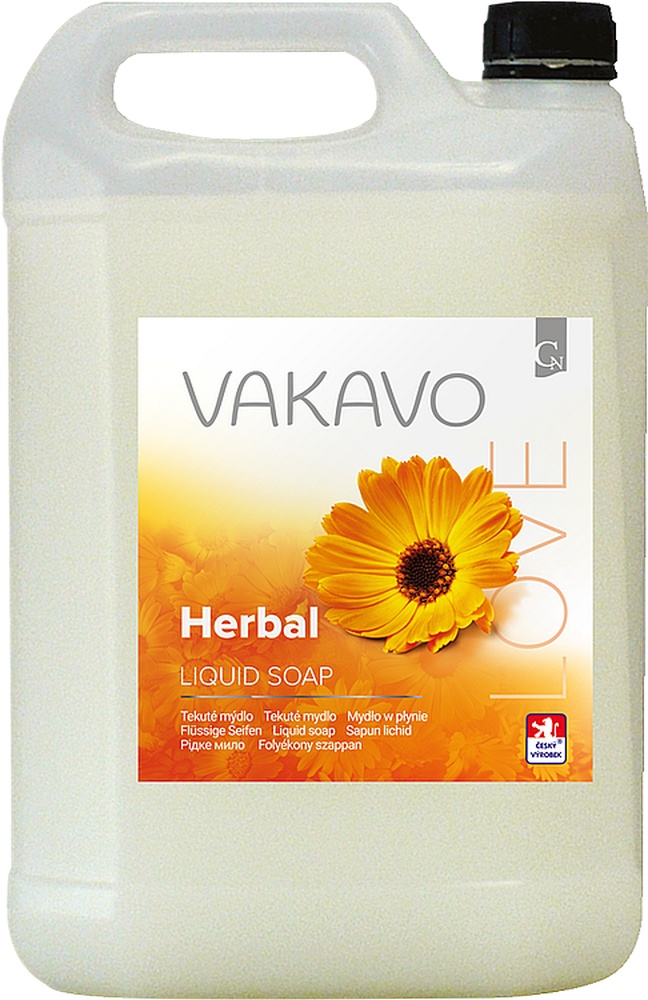 Tekuté mýdlo 5L Vakavo Love Herbal bílé