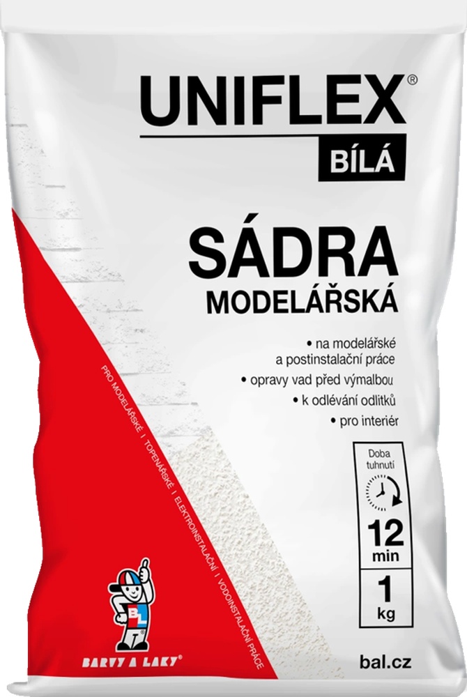 Sádra bílá 1kg