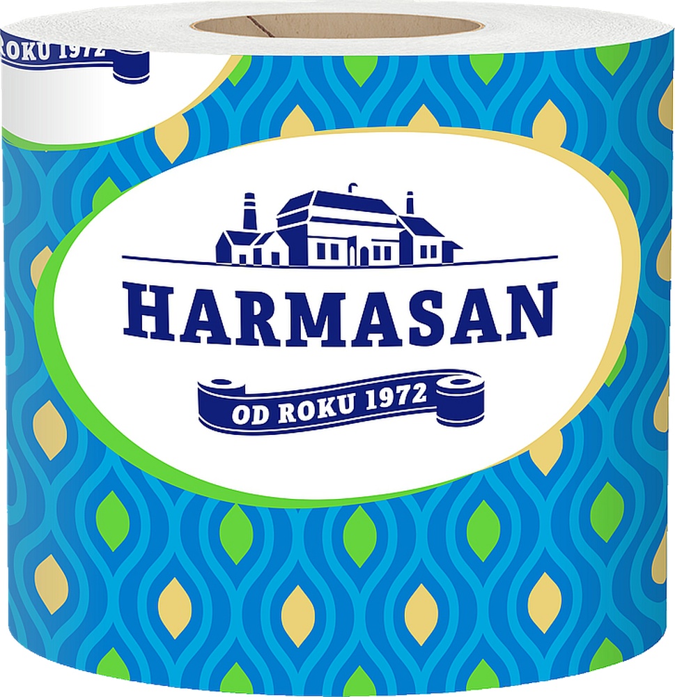 Toaletní papír 1vrs. 0508 / 9606 Harmasan s tiskem 50m