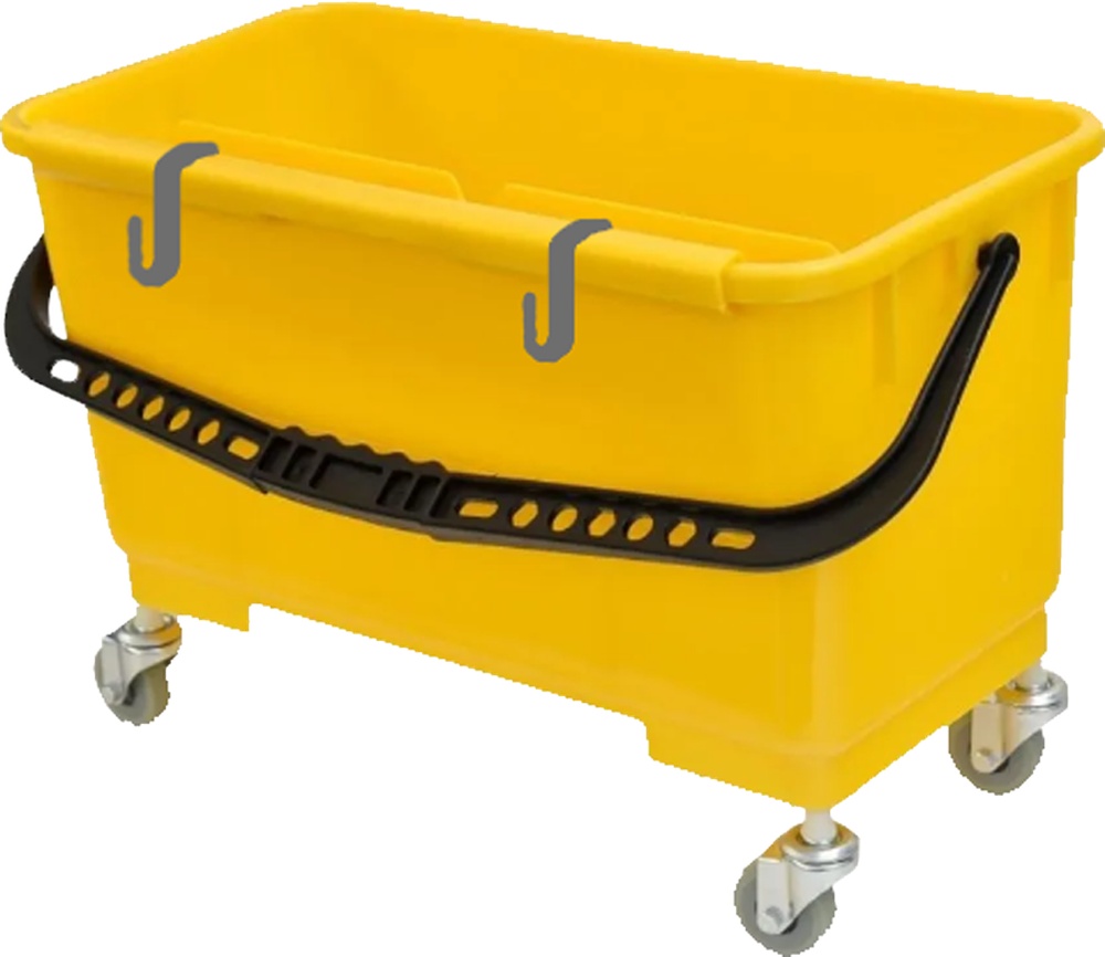 Vědro okenní 45cm na kolečkách + odkapávač
