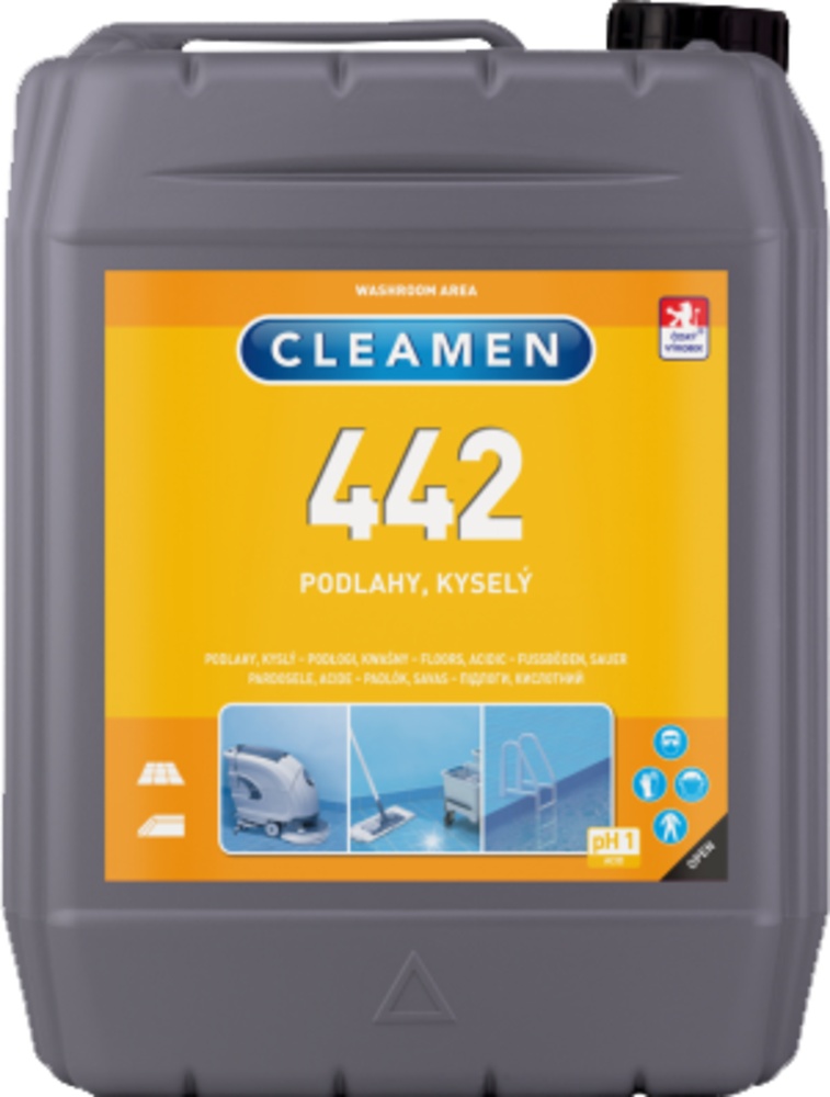 Cleamen 442 na podlahy strojní kyselý 5L