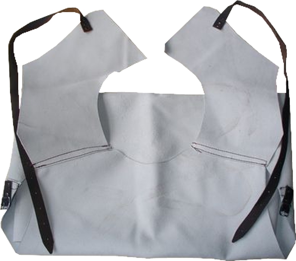 Zástěra kožená svářecí s límcem