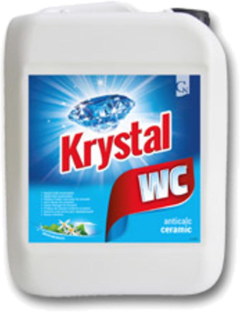 WC čistič Krystal kyselý modrý 5L