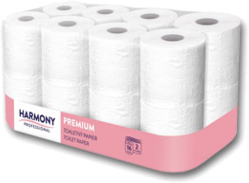 Toaletní papír 2vrs.6620 Harmony celuloza 19m