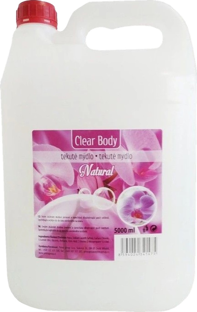 Tekuté mýdlo 5L Clear Body Natural