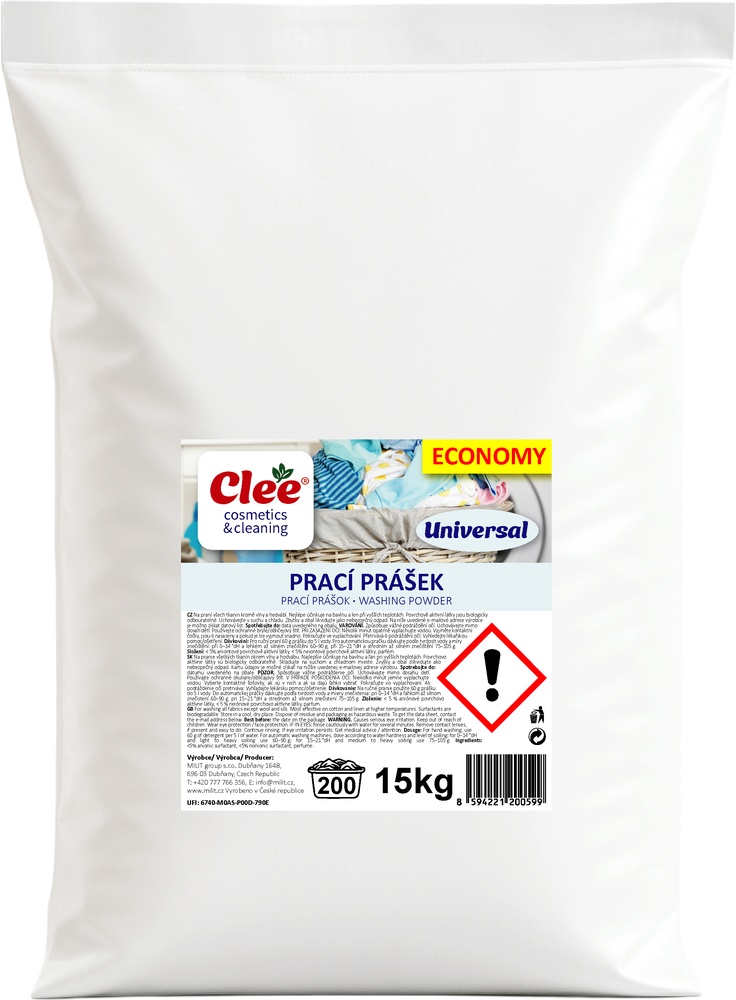 Prášek Clee 200dávek/ 15kg *  náhrada prášku Robeta