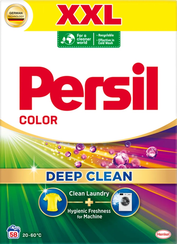Prášek Persil Color 58 dávek/ 3,48kg