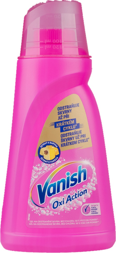 Vanish Oxi Action gel na skvrny růžový 1L