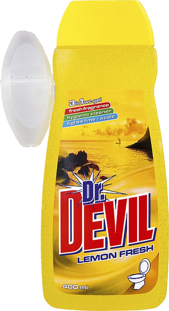 WC gel Dr.Devil 400ml Lemon