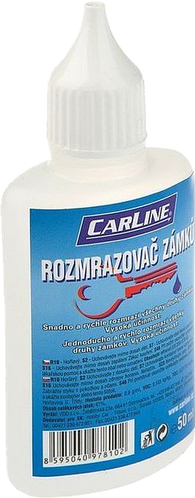 Rozmrazovač zámku Carline 50ml