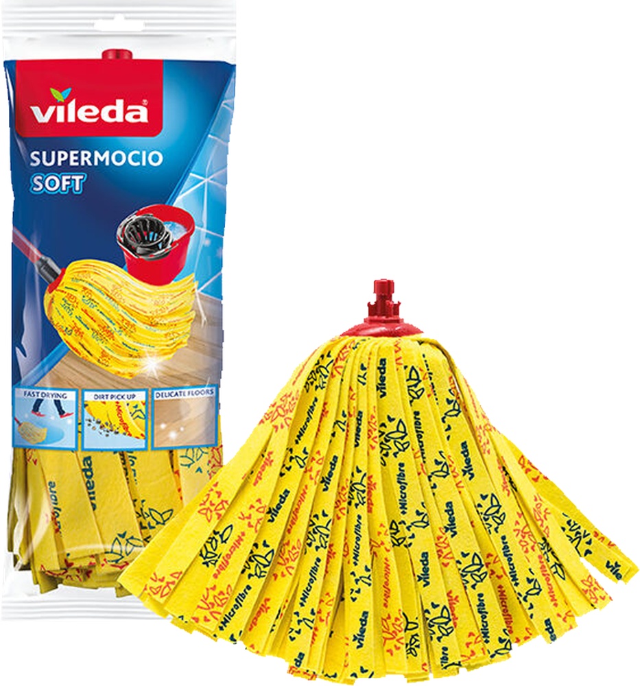 Mop NN VILEDA Super Soft žlutý