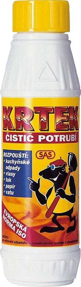 Louh Krtek 450g čistič odpadu