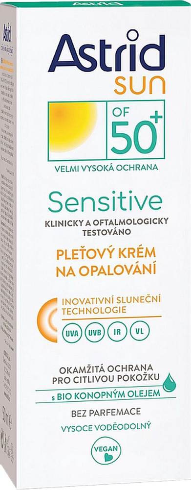 Opalovací krem Astrid F50 50ml