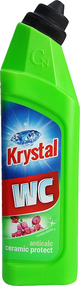 WC čistič Krystal na keramiku zelený 750ml 