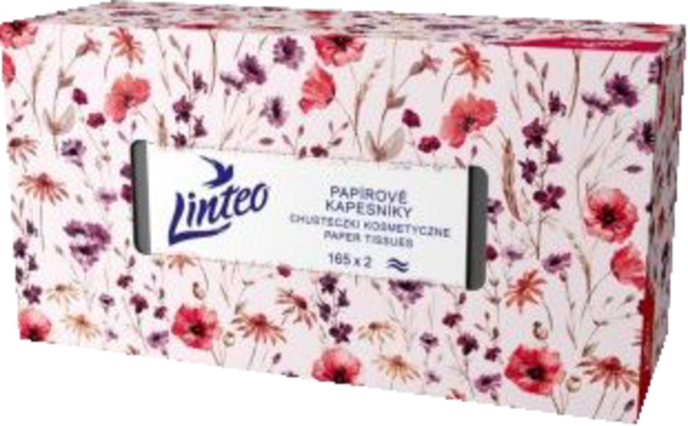 Papírové kapesníky krabice Linteo Vánoce 2vrstvé  200ks 