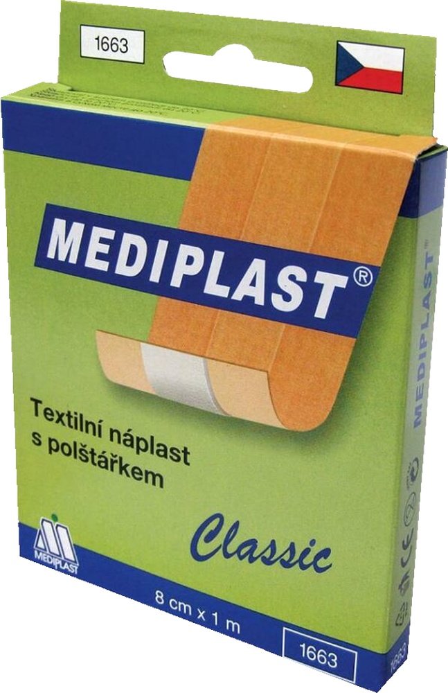 Náplast textilní 8cm x 1m 1663