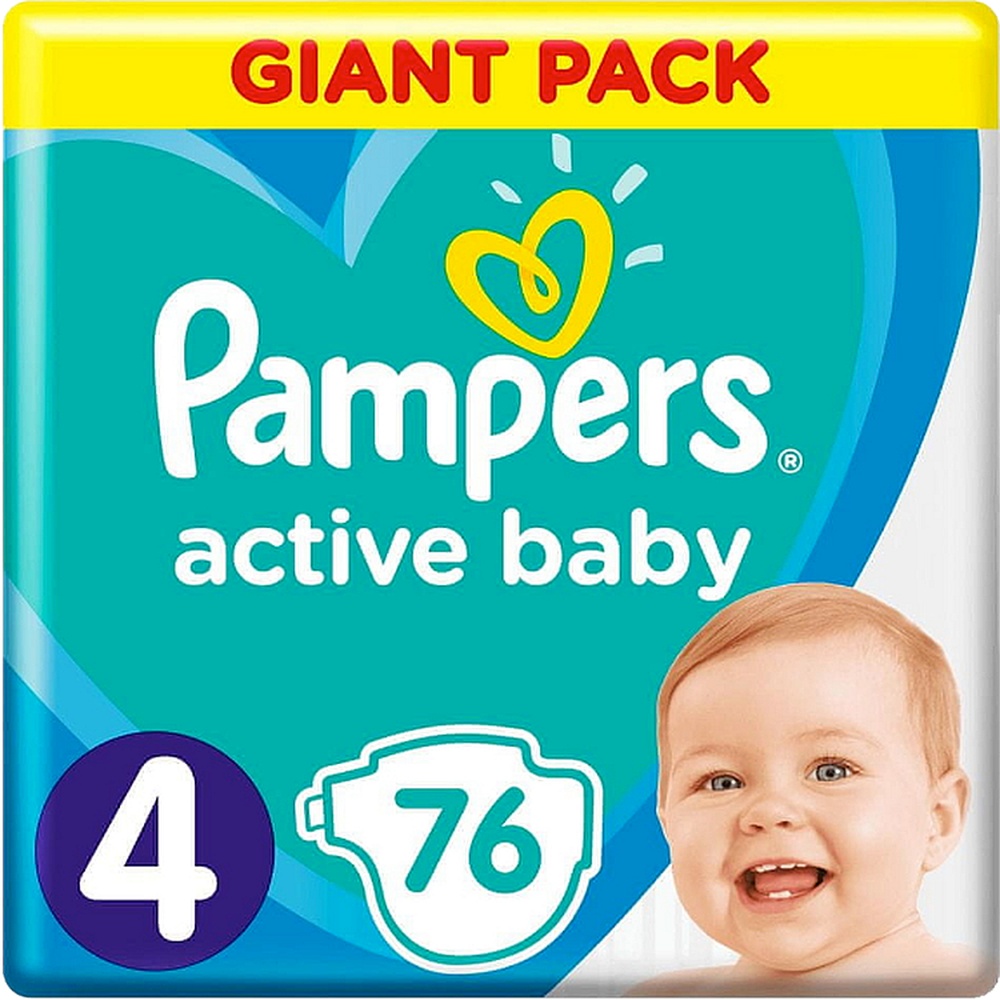 Pampers Jumbo č.4 Maxi 9-14kg 76ks