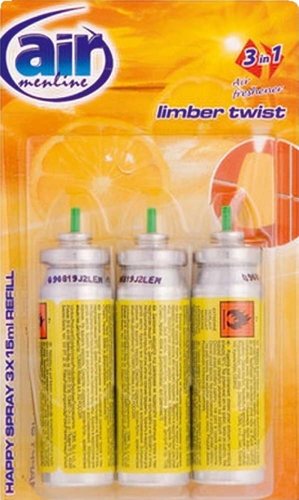 Osvěžovač vzd.AIR menline NN Limber 3x15ml 