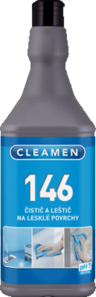 Cleamen 146 čistič + leštič podlah 1L