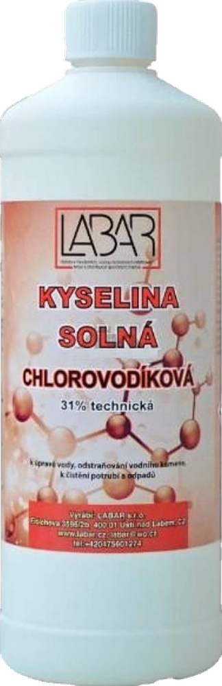 Kyselina chlorovodíková / solná 31% 1L