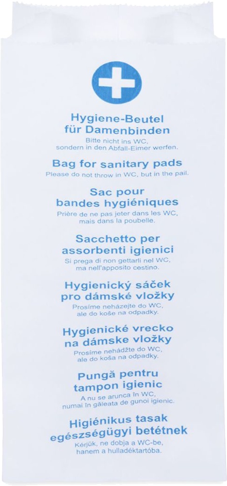 Sáčky hygienické papírové 11+6x28cm 100ks