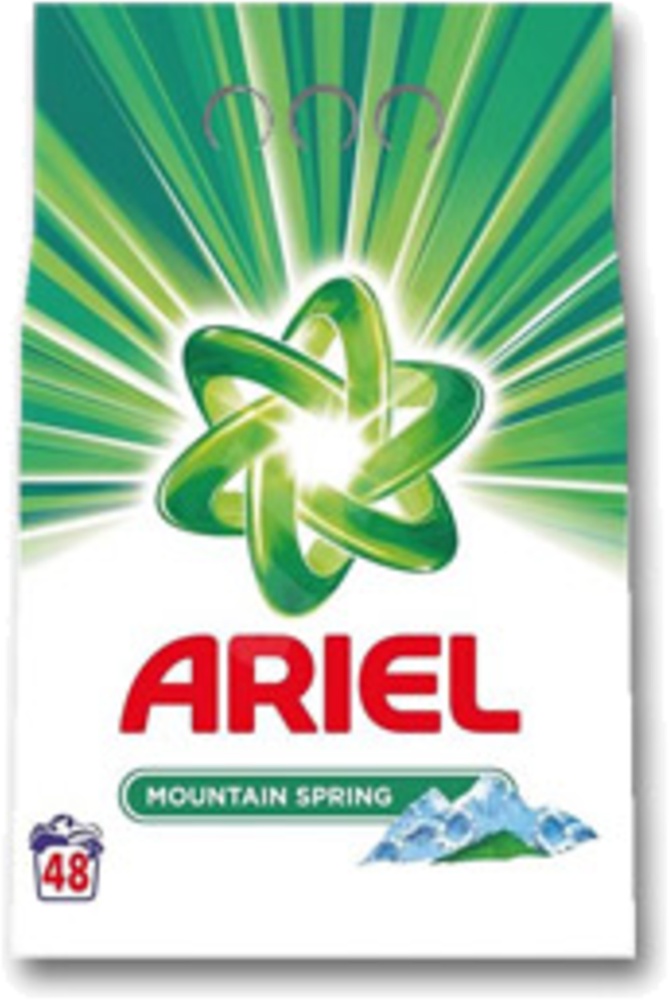 Prášek Ariel Mountain bílé 45 dávek/ 2,475kg