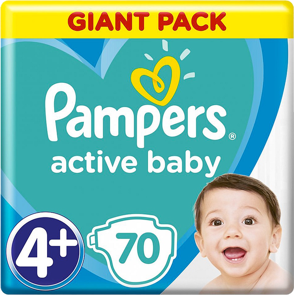 Pampers Jumbo č.4+ Maxi Plus 9-16kg 70ks