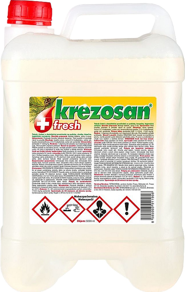 Krezosan Fresh Plus dezinf.bezoplach. 5L