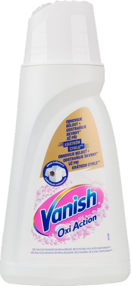 Vanish Oxi Action gel na bělení a skvrny bílý 1L