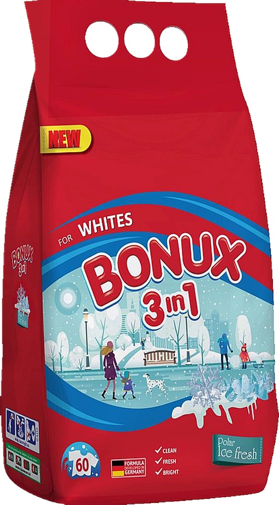 Prášek Bonux Bílé 60 dávek/ 4,5kg