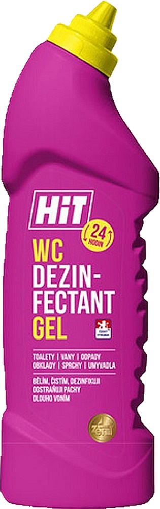 WC čistič Hit gelový dezinfekční 750g 