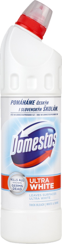 WC čistič Domestos Ultra White/Shine 750ml