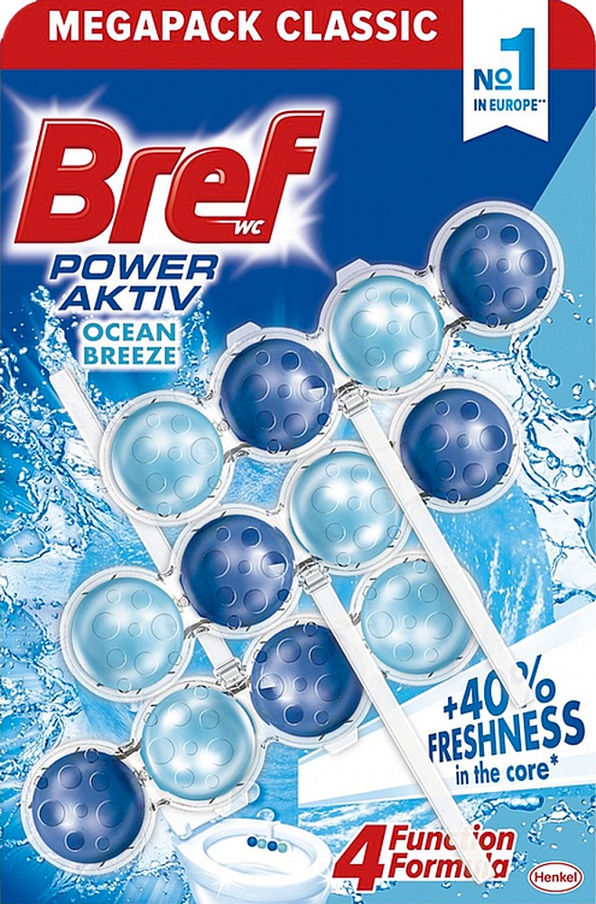 WC závěs Bref 4koule Ocean 3x50g 