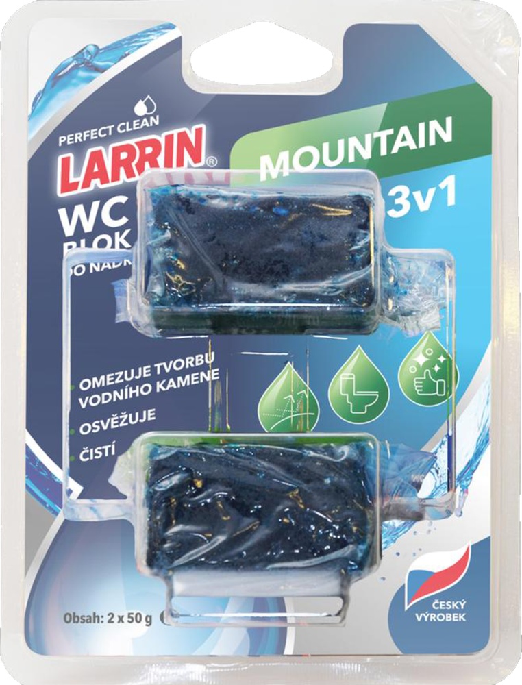 WC blok Larrin Mountain Fresh 2x50g