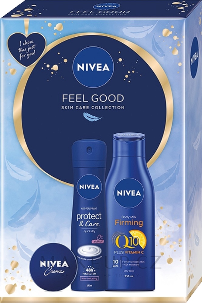 Balíček Nivea Feel Good Deo+mléko+krém