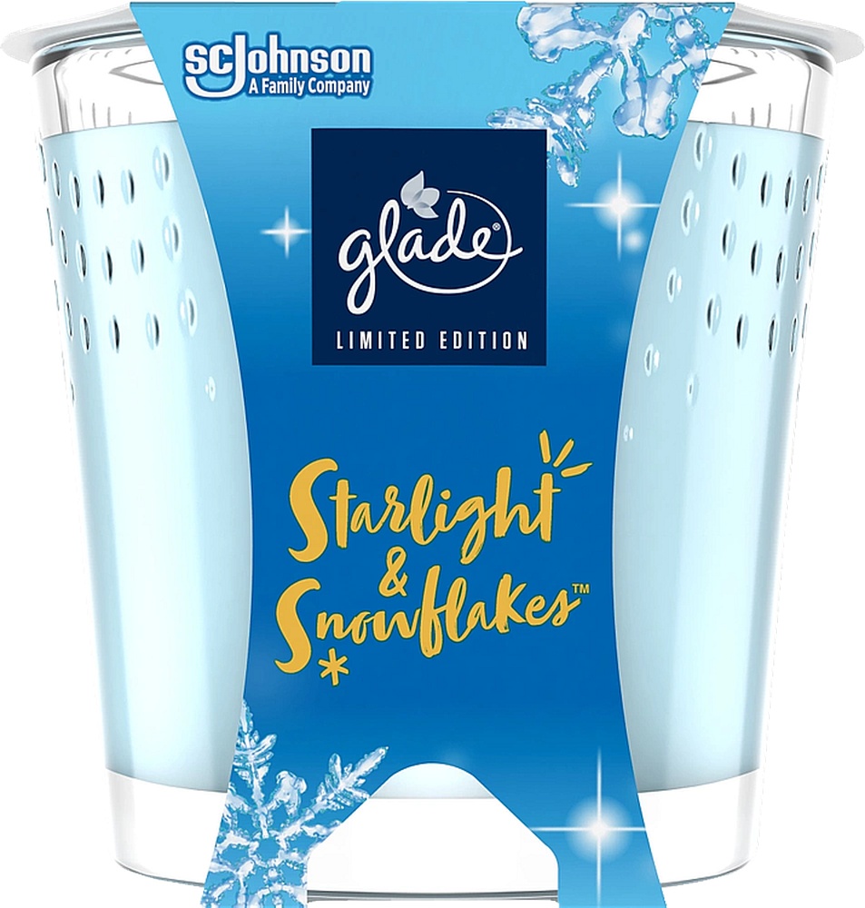 Svíčka SKLO Glade 129g Magic winter