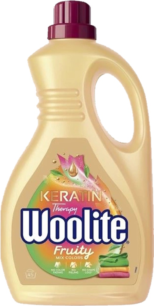 Prací gel Woolite Color Fruit keratin 45 dávek/ 2,7L