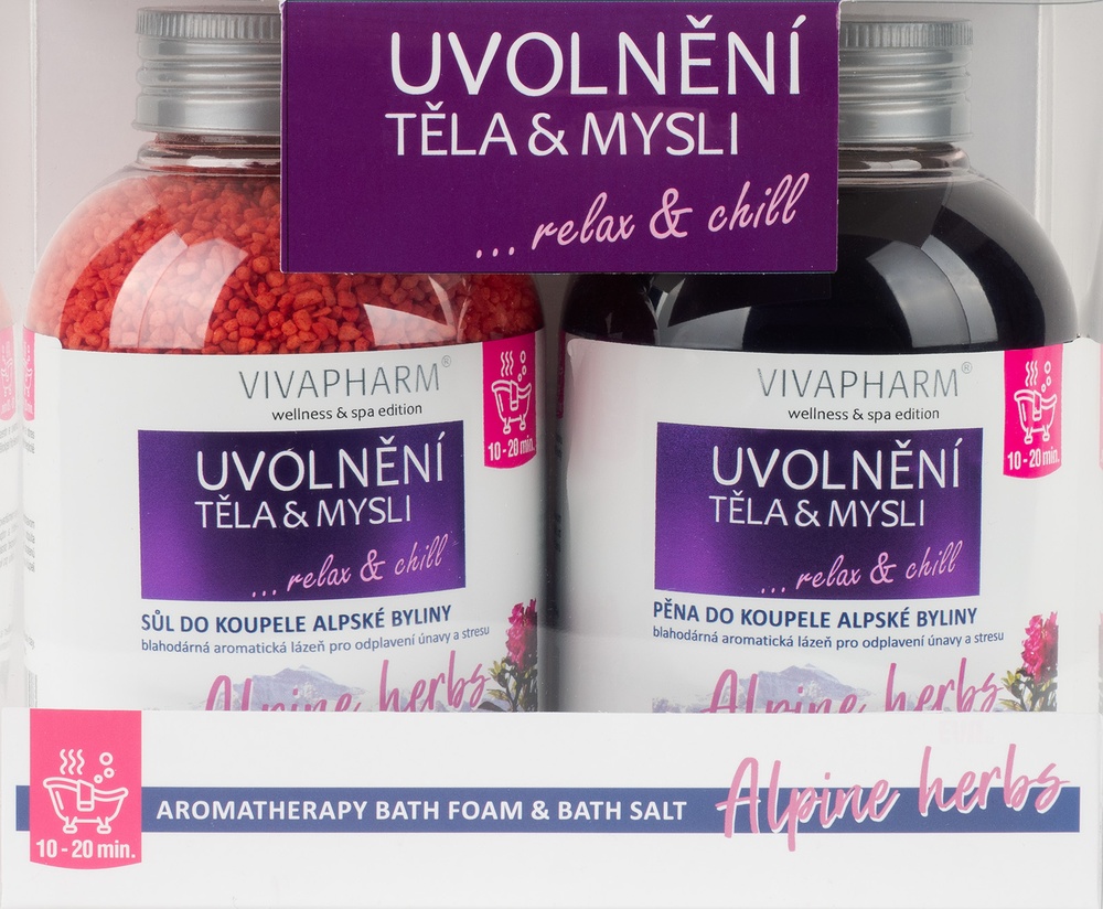 Balíček SPA Uvolnění těla Pěna+Sůl do koupele