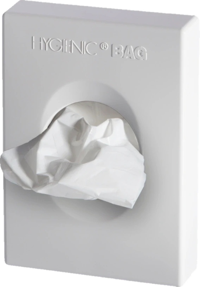 Zásobník na sáčky na vložky plast bílý