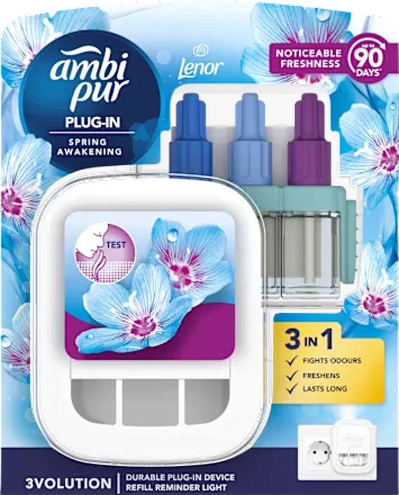 Osvěžovač elek.Ambi-pur 3vol strojek Lenor 20ml