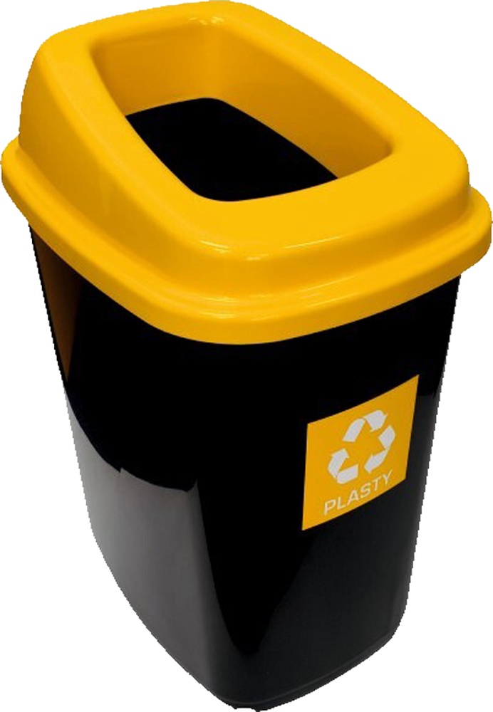 Koš na tříděný odpad 28L žlutý