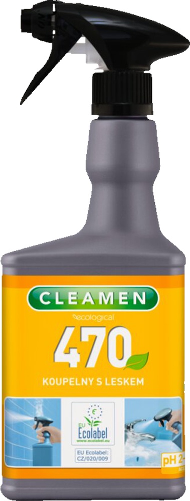 Cleamen 470 koupelny s leskem,kyselý 550ml