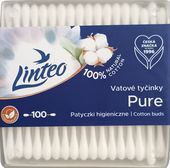 Vatové tyčinky 100ks Linteo krabička