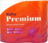 Toaletní papír 2vrs.1500 KUKU Premium celuloza 20m
